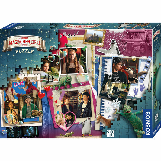 KOSMOS Puzzle for the film The School for Magical Animals, 200 pieces, children's puzzle, children, from 8 years, 684457