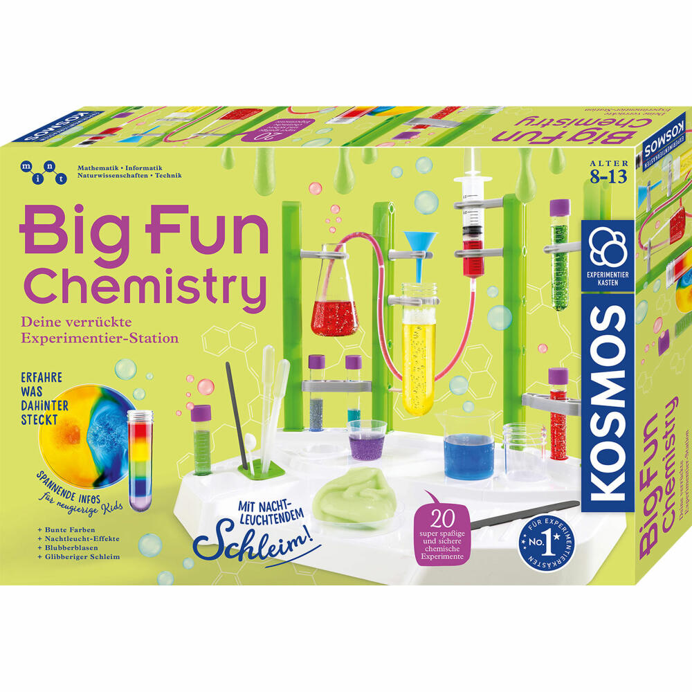 KOSMOS Big Fun Chemistry, Experiment Kit, Chemistry, Experiment Station, from 8 years, 645649