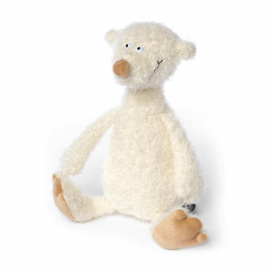 sigikid Bär midi Ach Good!, Kuscheltier, Stofftier, Teddybär, Polyester, Weiß, 25 cm, 43299