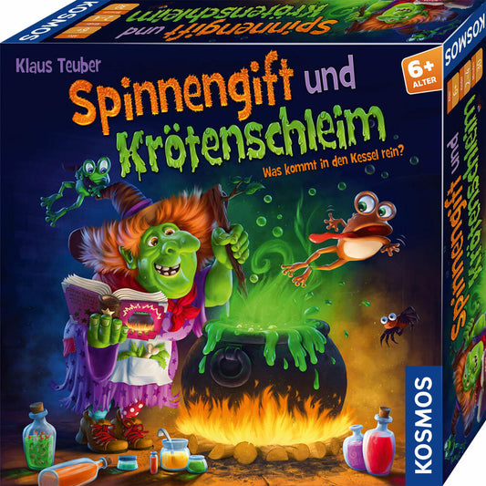 KOSMOS Spider Venom &amp; Toad Slime, Board Game, Children's Game, Memory Game, from 6 years, 683498