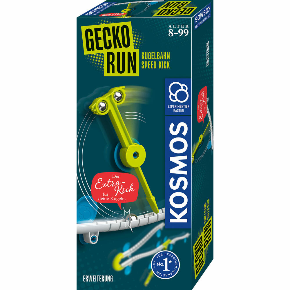KOSMOS Gecko Run Speed ​​Kick extension, addition, marble run, accessories, from 8 years, 621308