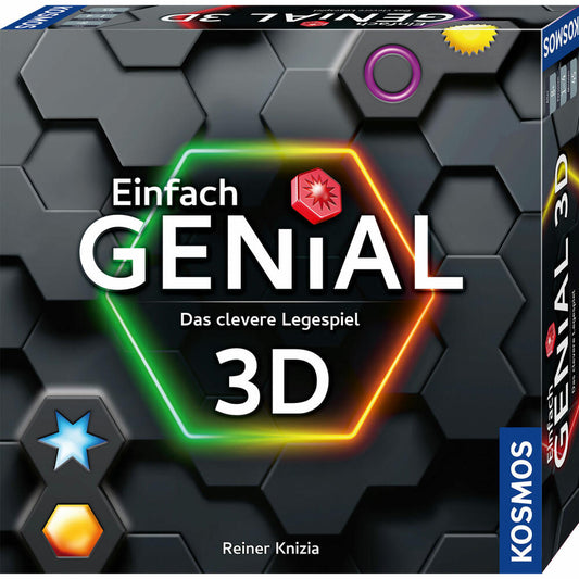 KOSMOS Simply Brilliant 3D, strategy game, family game, tile-laying game, ages 8 and up, 684006