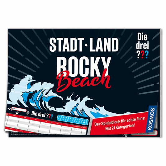 KOSMOS The Three ??? City Country Rocky Beach, knowledge game, board game, from 8 years, 684600
