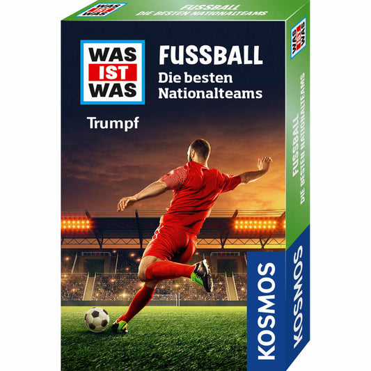 KOSMOS WHAT IS WHAT Trump Football National Teams, Card Game, Trump Game, Family Game, 741907