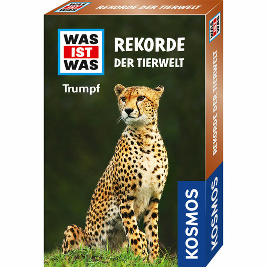 KOSMOS WAS IST WAS Trumpf Rekorde der Tiere, Kartenspiel, Trumpfspiel, Familienspiel, 741914
