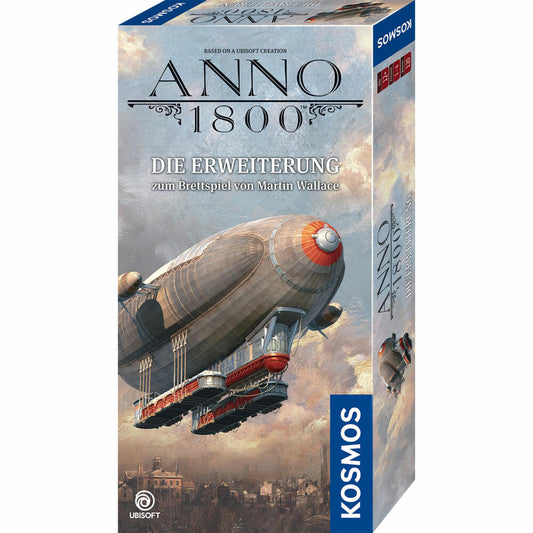 KOSMOS Anno 1800 Erweiterung, Ergänzung, Strategiespiel, nur mit Grundspiel spielbar, ab 12 Jahren, 682309