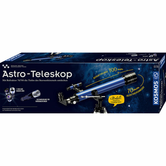 KOSMOS Astro Telescope, Refractor Telescope, Finderscope, Children, Star Observation, 675158