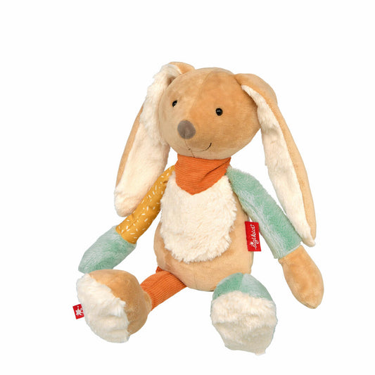 sigikid Patchwork Sweety Hase Yellow, Kuscheltier, Plüschtier, Schmusetier, Polyester, 37 cm, 43283