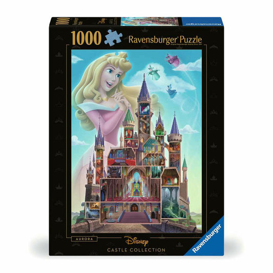 Ravensburger Puzzle Disney Castles - Aurora, Erwachsenenpuzzle, 1000 Teile, 12000266