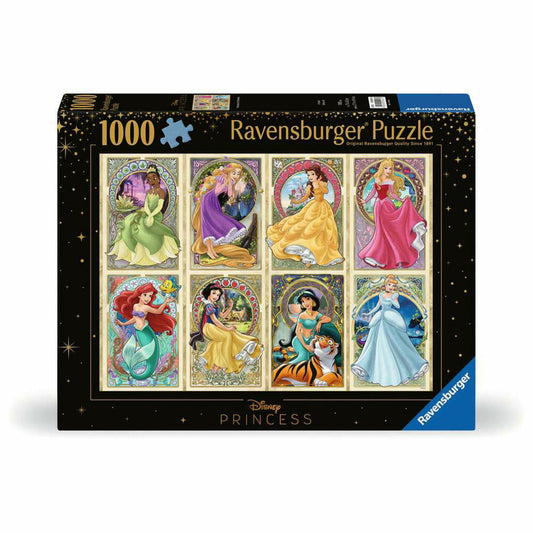 Ravensburger Puzzle Nouveau Art Prinzessinnen, Erwachsenenpuzzle, 1000 Teile, 12000497