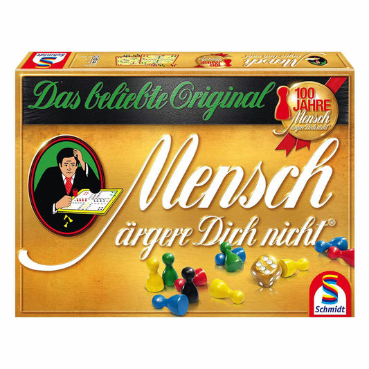Schmidt Spiele Ludo 110 Years of GOLD, board game, classic, ages 6 and up, 49277