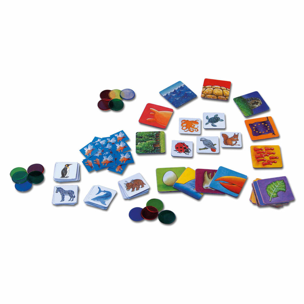 KOSMOS Children's Games Can Pigs Fly? - Bring Along Game, Children's Game, Recognize Animals and Their Characteristics, Ages 5 and Up, 699130