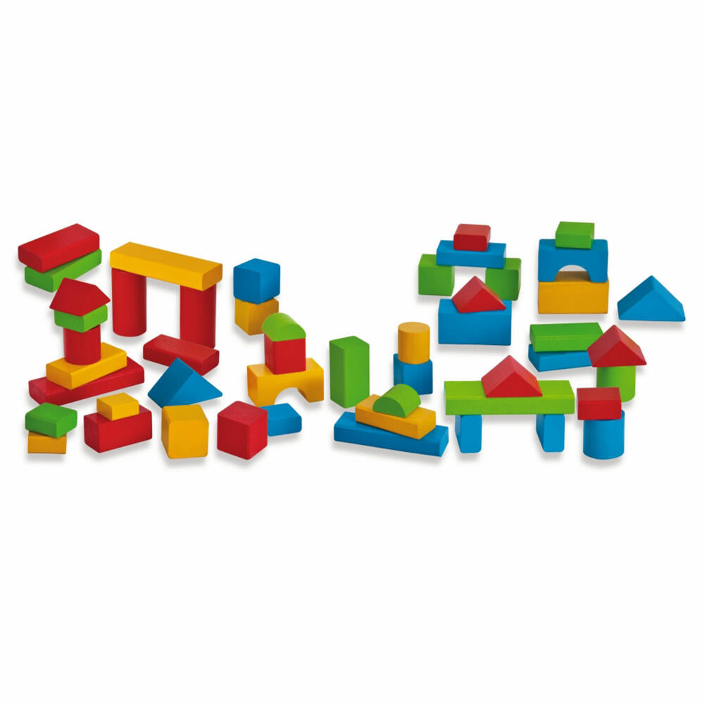 Eichhorn Colorful Wooden Building Blocks Baby, Building Blocks, Building Blocks, Wooden Blocks, Toys, Wood, 100050421