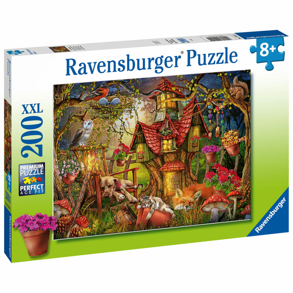 Ravensburger Puzzle The Forest House, Children's Puzzle, Puzzle Game, XXL Format, 200 Pieces, 12951