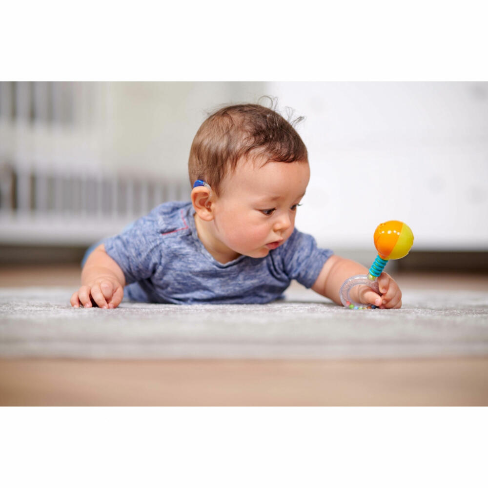 Simba ABC Strahlende Light-up Rassel, Greifling, Greifspielzeug, Baby Spielzeug, 104010060