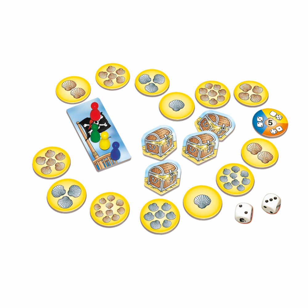 KOSMOS Children's Games Scout Can you count?, pirates, treasure hunt, math game, game, from 5 years, 710514
