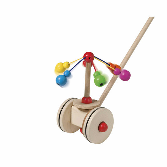 Selecta toy carousel sliding figure, sliding figure, toddler game, toddler toy, wood, 20 cm, 62031