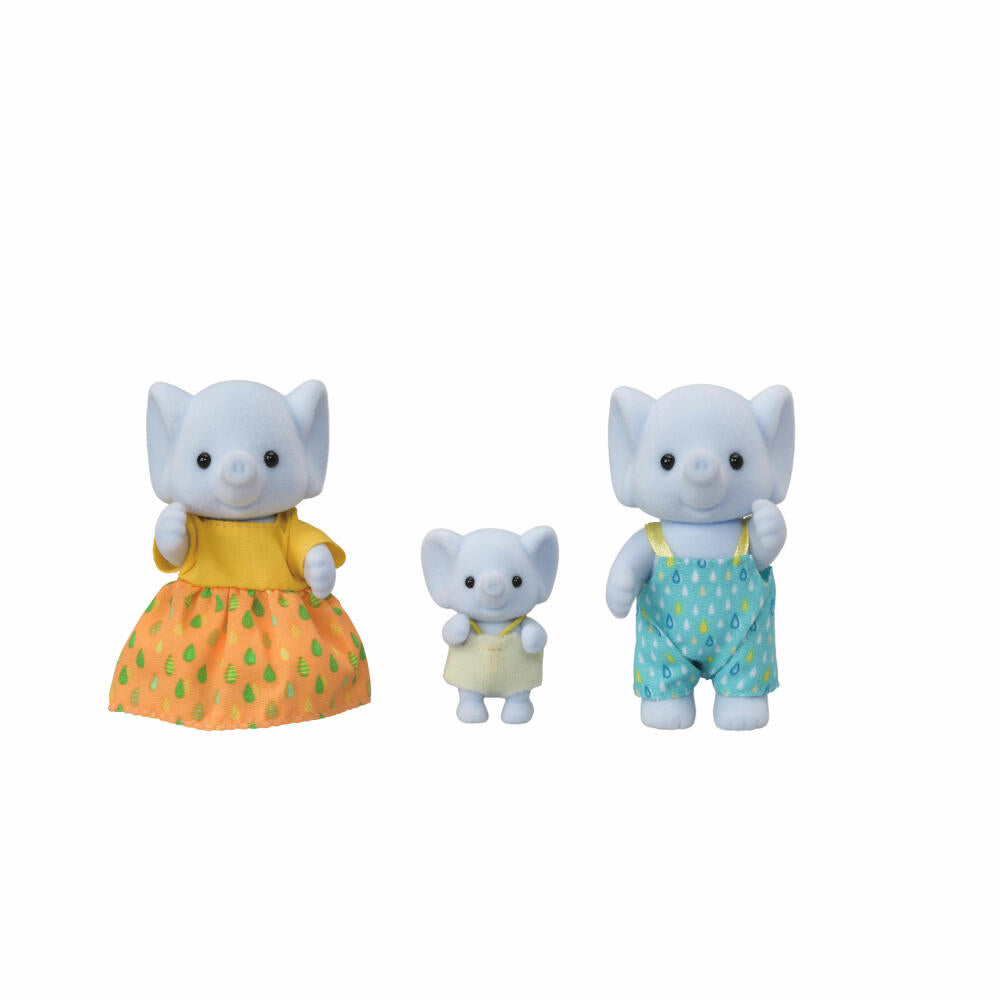 Sylvanian Families Elefanten Familie, Spielfiguren, Figuren, Spielzeug, Kinder, 5376