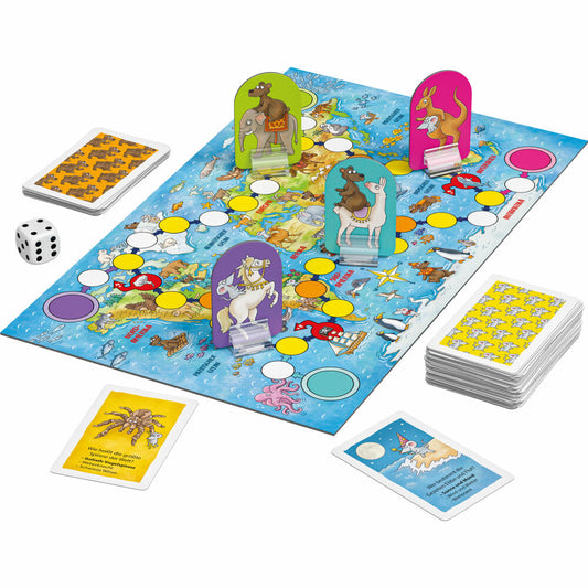 Schmidt Spiele Bring-Mich-Mit Games Mouse Smart &amp; Bear Strong Our Earth, Quiz, Knowledge Game, from 6 years, 51453