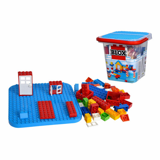 Simba Blox Bucket, 250 pcs., Stones, Building Plate, Building Blocks, Building Bricks, Children's Toy, 104114518