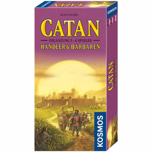 KOSMOS Catan - Supplement 5-6 players - Traders and Barbarians, Strategy game, Strategy and adventure, Game, from 10 years, 693404