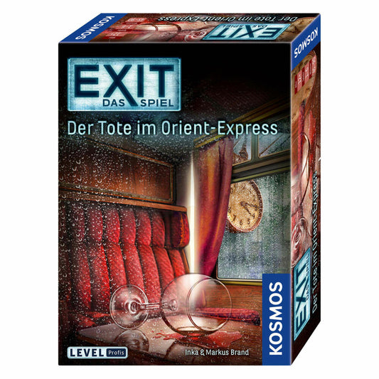 KOSMOS Exit - The Game - The Dead Man on the Orient Express, Escape Game, Game, Level Professionals, from 12 years, 694029