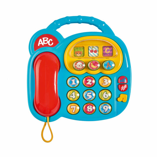 Simba ABC Buntes Telefon, mit Sound, Spielzeugtelefon, Spielzeug, ab 6 Monaten, 104010016