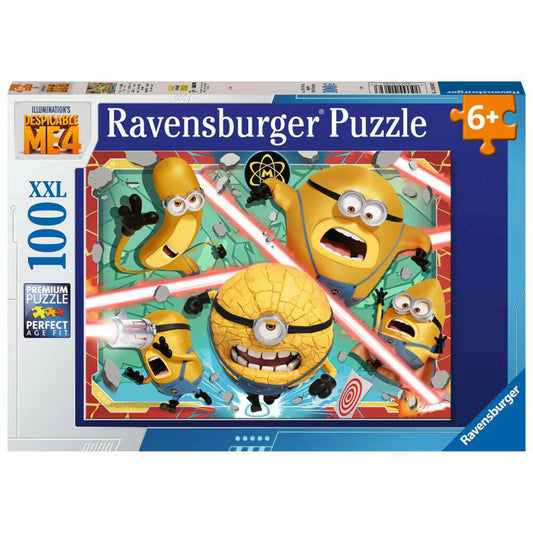 Ravensburger Despicable Me 4, 100 pieces XXL, children's puzzle, children's puzzle, from 6 years, 12001062