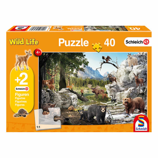 Schmidt Spiele The Animals of the Forest, 40 pieces, children's puzzle, puzzle game, 1 player, 56239