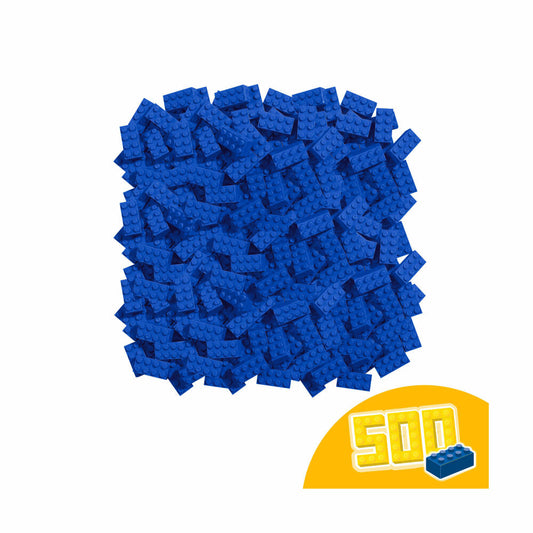 Simba Blox 500 Blue 8-Piece Bricks Loose, Building Blocks, Children's Toys, 500 Pieces, Blue, 104118925