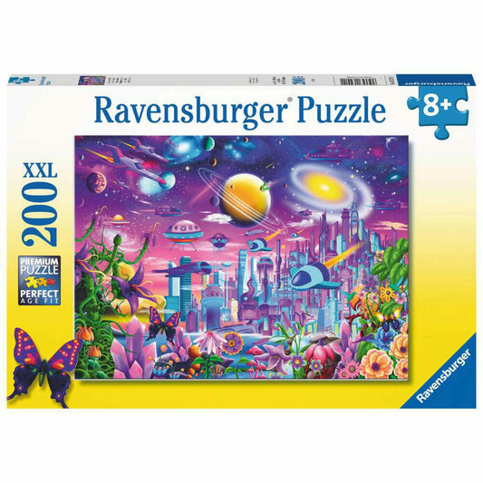 Ravensburger Cosmic City, Puzzle, Children's Puzzle, Laying Game, Children, 200 Pieces XXL, 13291