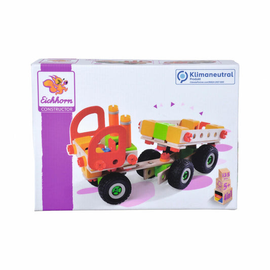 Eichhorn Constructor LKWs, 135-tlg., Bauset, Fahrzeug-Modelle, Lieferwagen, Baukasten, 100039200