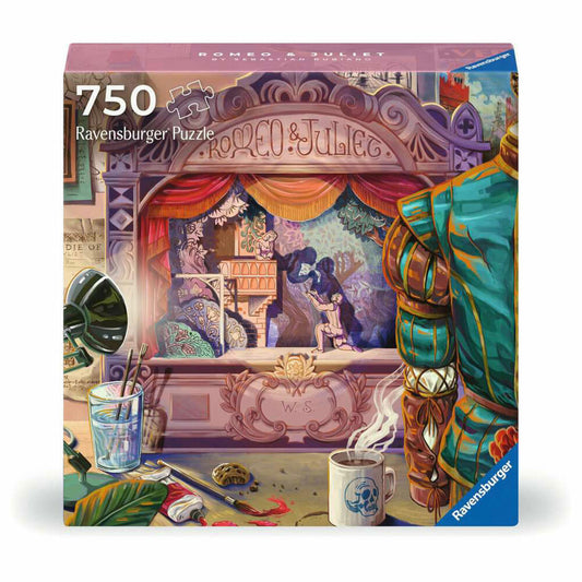 Ravensburger Art&Soul Romeo & Juliet, 750 Teile, Erwachsenenpuzzle, Puzzle für Erwachsene, 12000997