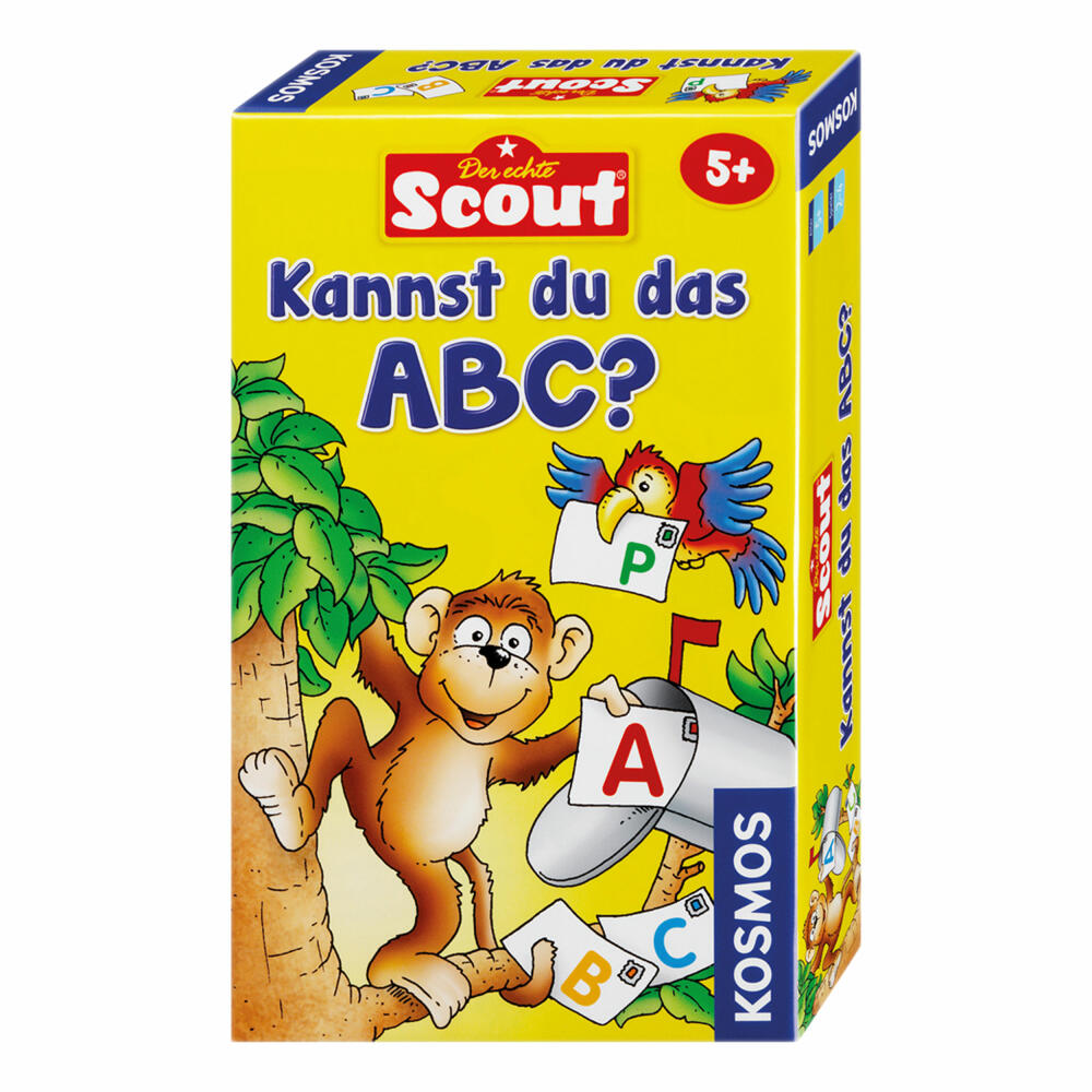 KOSMOS Children's Games Scout Can you do the ABC?, children's game, memory game, game for children, learn the alphabet, from 5 years, 710521