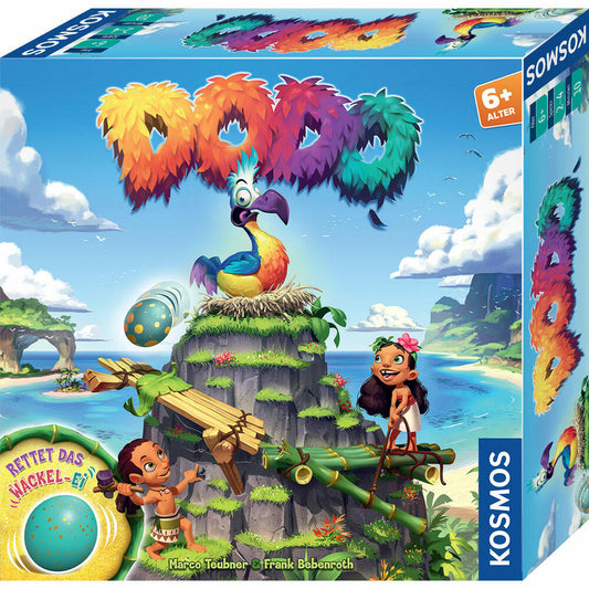 KOSMOS Dodo - Rettet das Ei!, Familienspiel, Spielen, Brettspiel, ab 6 Jahren, 697945