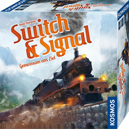 KOSMOS Switch & Signal, Familienspiel, Brettspiel, Gesellschaftsspiel, Kooperatives Spiel, ab 10 Jahren, 694265