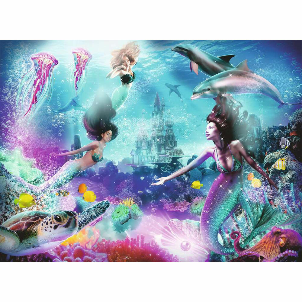 Ravensburger Children's Puzzle In the Realm of Mermaids, Puzzle with XXL Pieces, 300 XXL Pieces, 13296