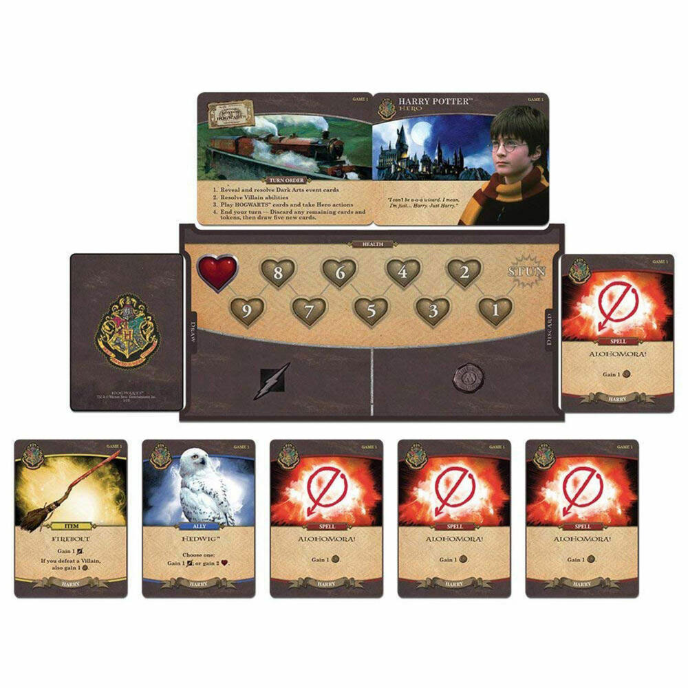 KOSMOS Familienspiele Harry Potter - Kampf um Hogwarts, Spiel, Kartenspiel, Gesellschaftspiel, ab 11 Jahren, 693398
