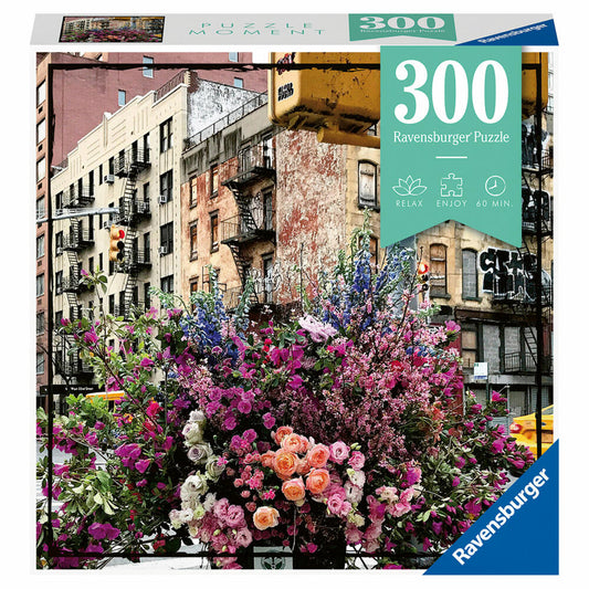 Ravensburger Puzzle Moment Flowers in New York, Adult Puzzle, Children's Puzzle, Puzzles, 300 Pieces, 12964