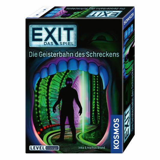 KOSMOS EXIT - Die Geisterbahn des Schreckens, Brettspiel, Gesellschaftsspiel, Spiel, Escape Room, für Einsteiger, ab 10 Jahren, 697907