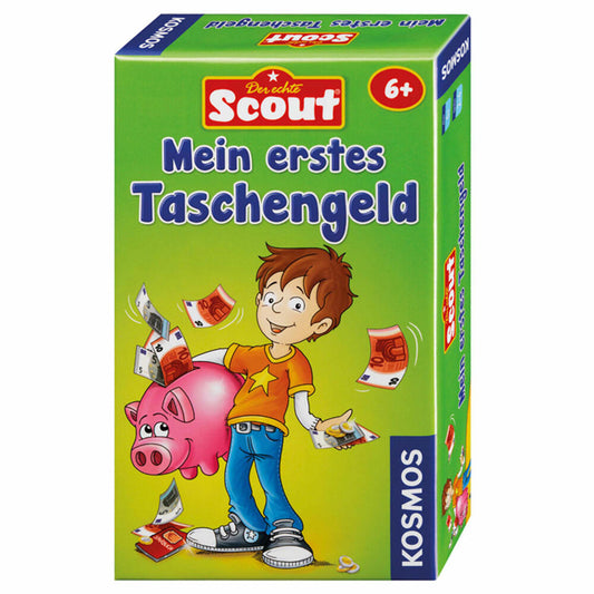KOSMOS Kinderspiele Scout Mein erstes Taschengeld, Umgang mit Geld lernen, Spiel, ab 6 Jahren, 710552