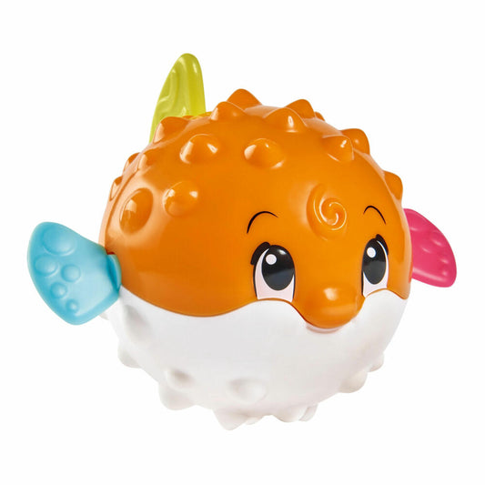 Simba ABC Bunter Tastfisch, Greifling, Rassel, Zahnhilfe, Spielzeug, Babyspielzeug, Baby, ab 6 Monate, 104010003