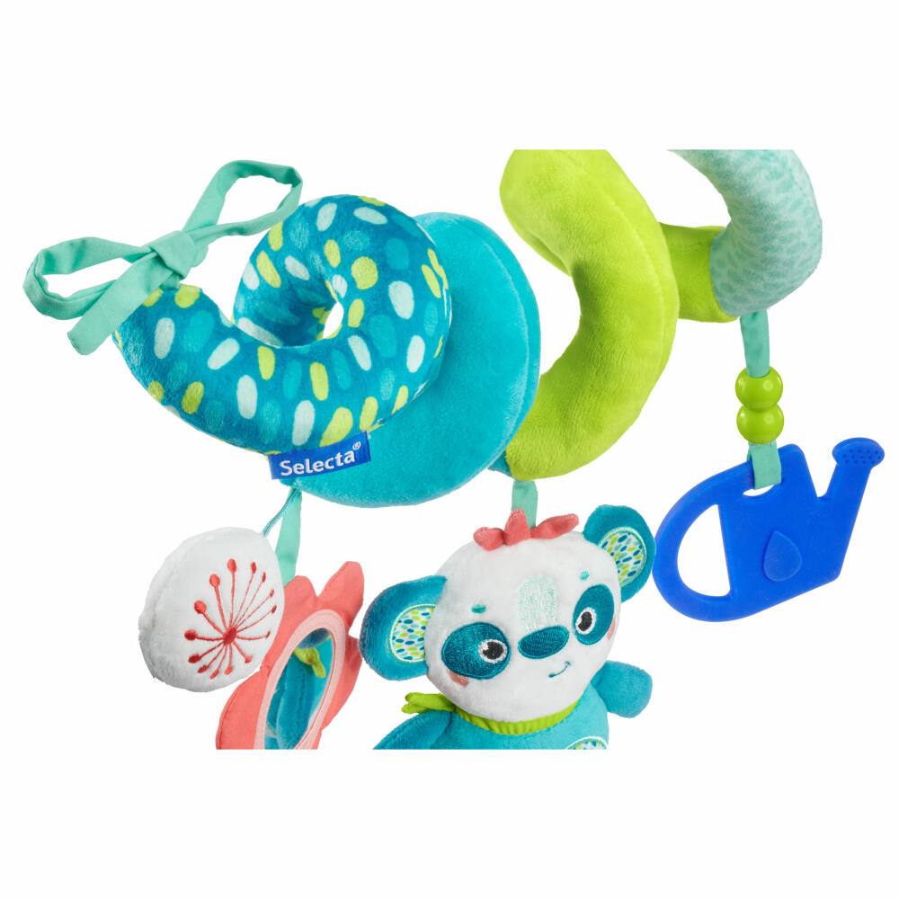 Selecta Tulips Garden Activity-Spirale Tulip, Spielanhänger, Spielzeug, Kinderwagen, Babyschale, 34 cm, 61077