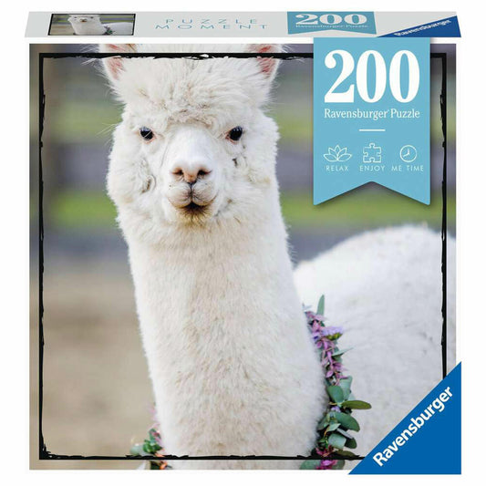 Ravensburger Puzzle Moment Alpaka, Erwachsenenpuzzle, Kurzpuzzle, 200 Teile, 13270