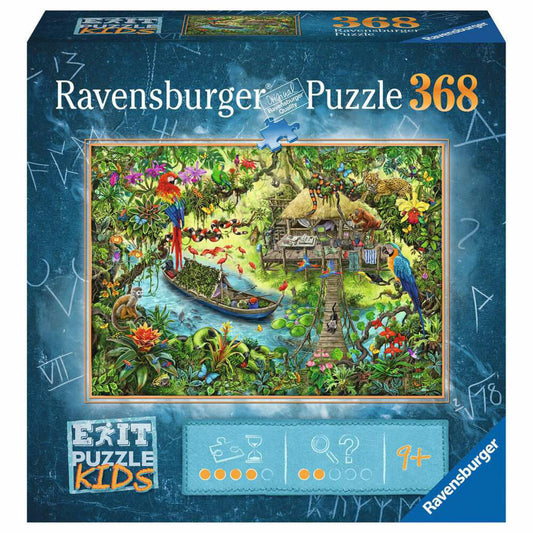 Ravensburger children's puzzle EXIT Kids The Jungle Expedition, Puzzle, 368 pieces, 12924