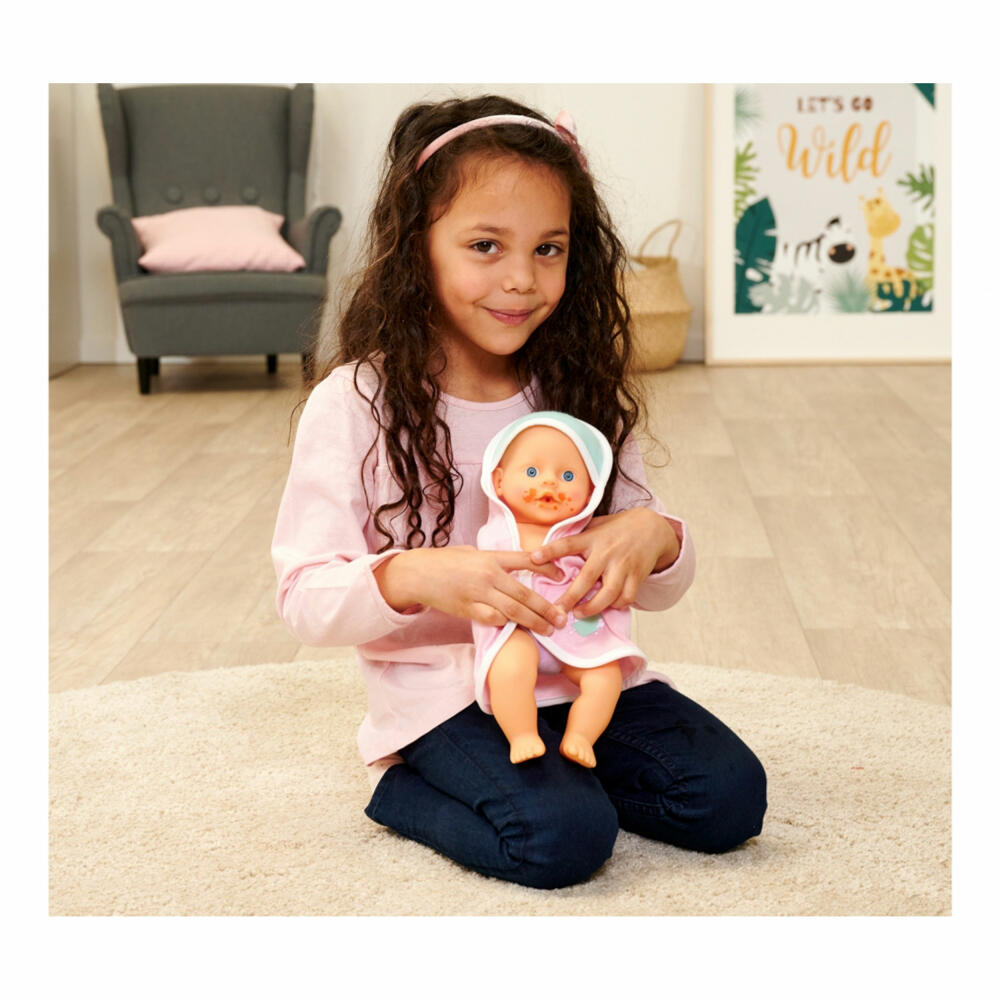 Simba New Born Baby Dreckspatz Bath Doll, Doll, Baby Doll, Waterproof Body, 105030006