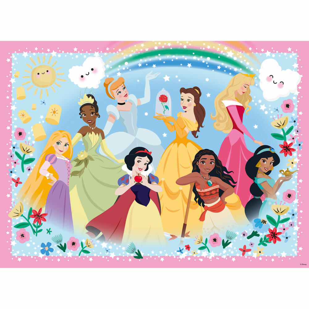 Ravensburger Strong Beautiful and Incredibly Brave, Glitter Puzzle, Children's Puzzle, Children's Puzzle, Glitter, 100 Pieces, 13326