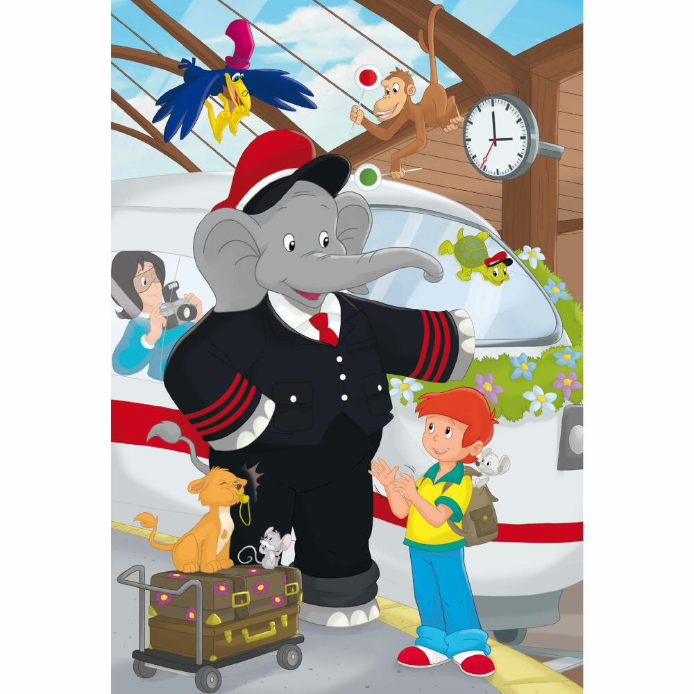 Schmidt Spiele Benjamin Blümchen Im Einsatz, Kinderpuzzle, 3 x 48 Teile, Puzzle, Puzzlespiel, Ab 4 Jahren, 56209