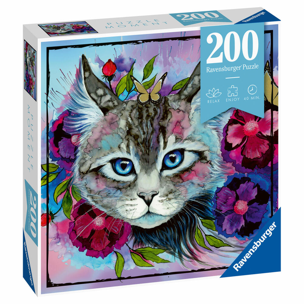 Ravensburger Puzzle Moment Cateye, Adult Puzzle, Children's Puzzle, Puzzles, 200 Pieces, 12960