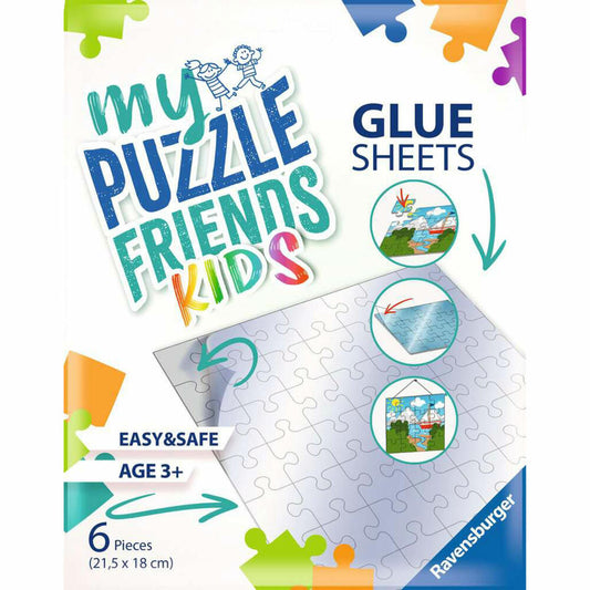 Ravensburger Puzzleklebefolie 6er Set My Puzzle Friends Glue Sheets, 13301